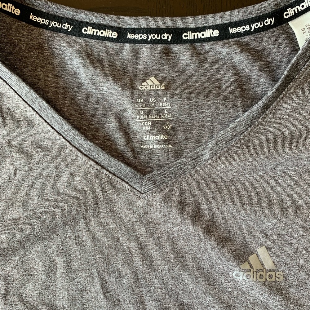 Adidas Climalite Long Sleeve Tee Size M - Picture 5 of 5